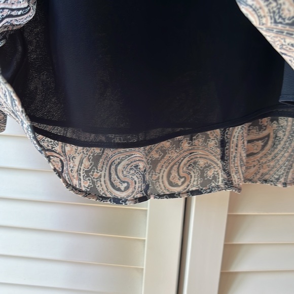 Cinq a Sept Stephanie top lined, size XS navy / multi color - Picture 5 of 6